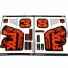 KIT DE STICKERS CUSTOM POUR FOURCHE FOX 38 FACTORY BLACK/ORANGE GLOSS -PIECES DE CADRE Boutique A23CFDSLIFOXFACB38 2000
